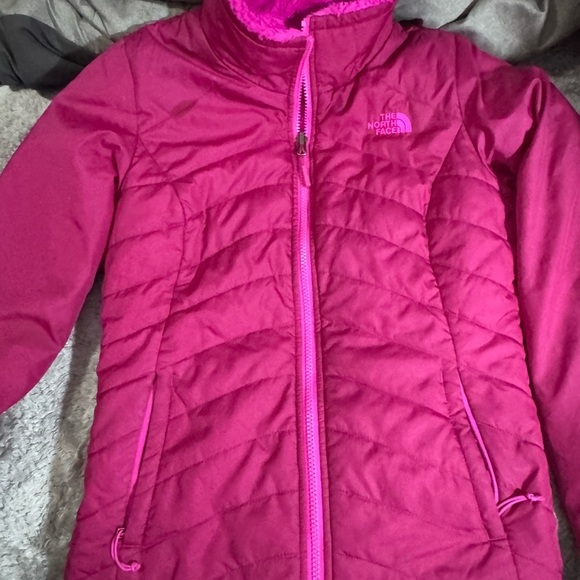 The North Face Pink Puffer Jacket Insulated Outdoor Wear - Picture 1 of 2